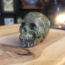 Load image into Gallery viewer, RAINFOREST RHYOLITE SKULL