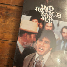 Load image into Gallery viewer, And Justice for All (1979) SEALDISH VHS
