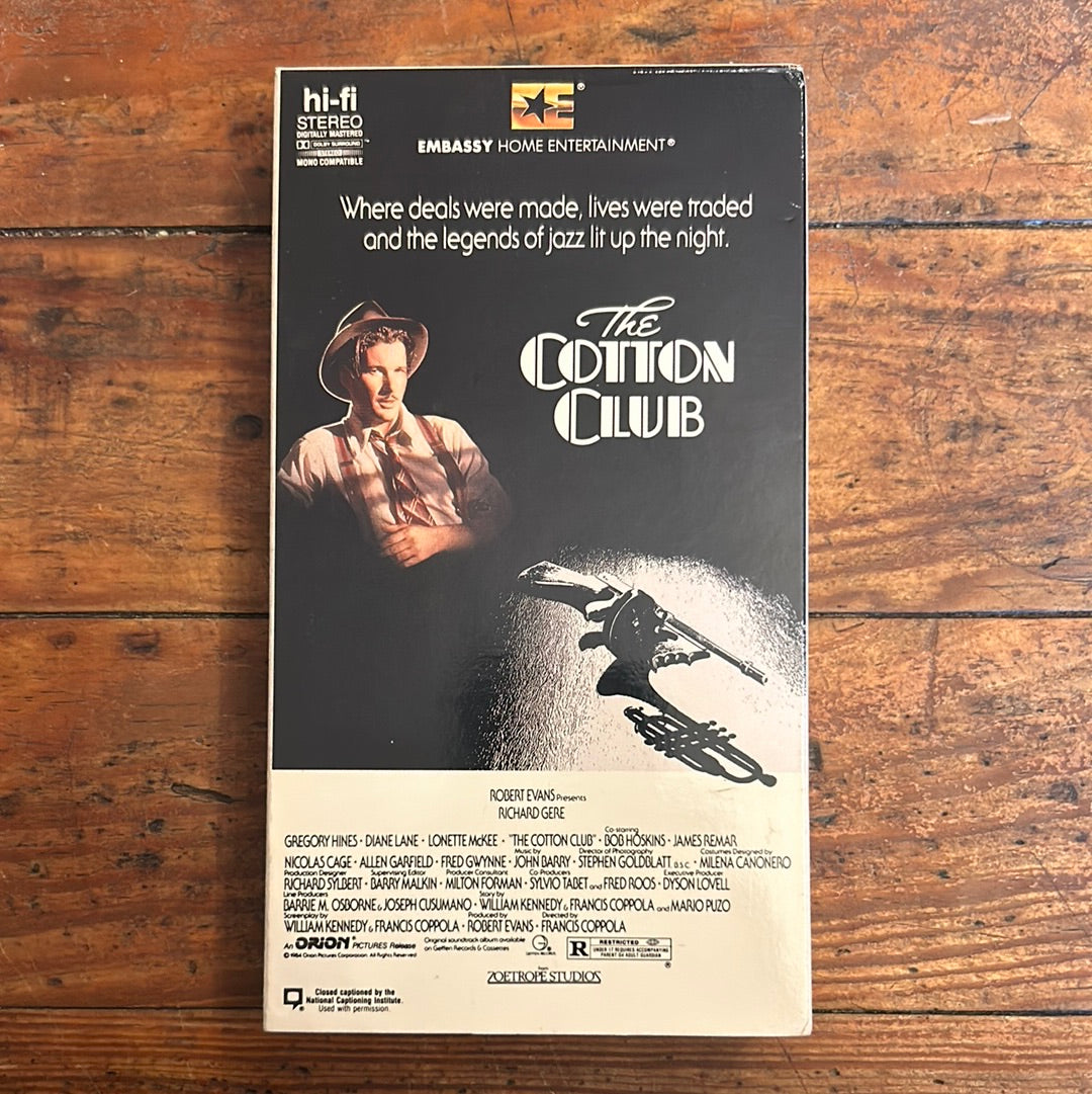 The Cotton Club (1984) VHS – Hail - Records and Oddities