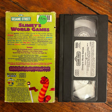 Load image into Gallery viewer, Sesame Street: Slimey's World Games (1996) VHS