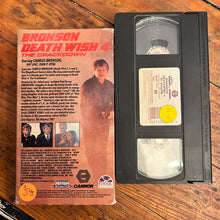Load image into Gallery viewer, Death Wish 4: The Crackdown (1987) VHS