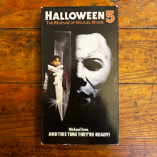 Load image into Gallery viewer, Halloween 5: The Revenge of Michael Myers (1989) VHS