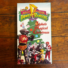 Load image into Gallery viewer, Mighty Morphin Power Rangers: Alpha's Magical Christmas (1994) VHS