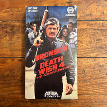 Load image into Gallery viewer, Death Wish 4: The Crackdown (1987) VHS