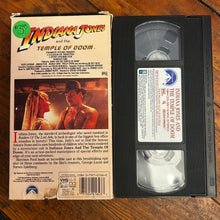 Load image into Gallery viewer, Indiana Jones and the Temple of Doom (1984) VHS