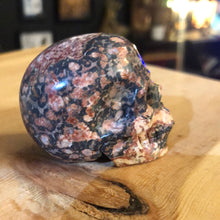 Load image into Gallery viewer, LEOPARD SKIN JASPER SKULL