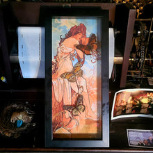 Load image into Gallery viewer, Alfons Mucha Art Print with Butterflies