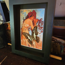 Load image into Gallery viewer, Alfons Mucha Art Print with Butterflies