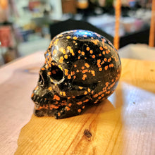 Load image into Gallery viewer, SNOWFLAKE OBSIDIAN SKULL