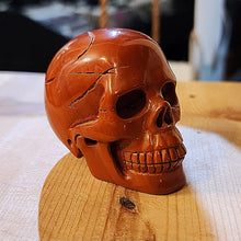Load image into Gallery viewer, RED JASPER SKULL
