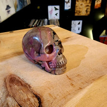 Load image into Gallery viewer, RHODONITE SKULL