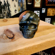 Load image into Gallery viewer, POLYCHROME JASPER ALIEN SKULL