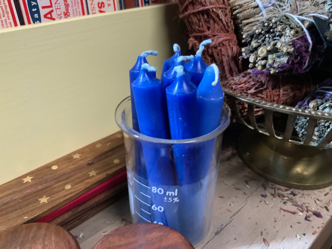 Blue Ritual Candle