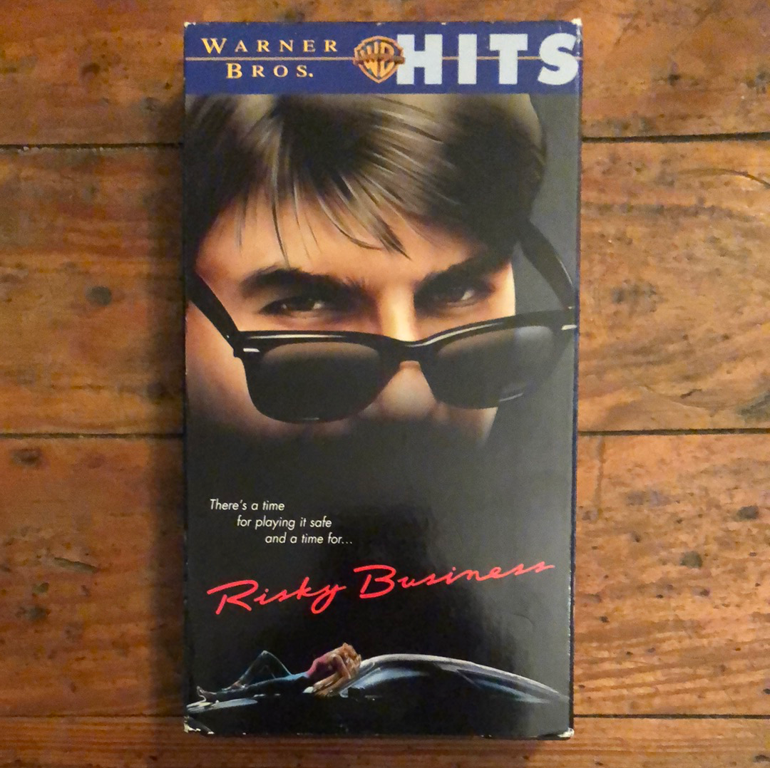Risky Business (1983) VHS – Hail - Records and Oddities, image size:1080x1078