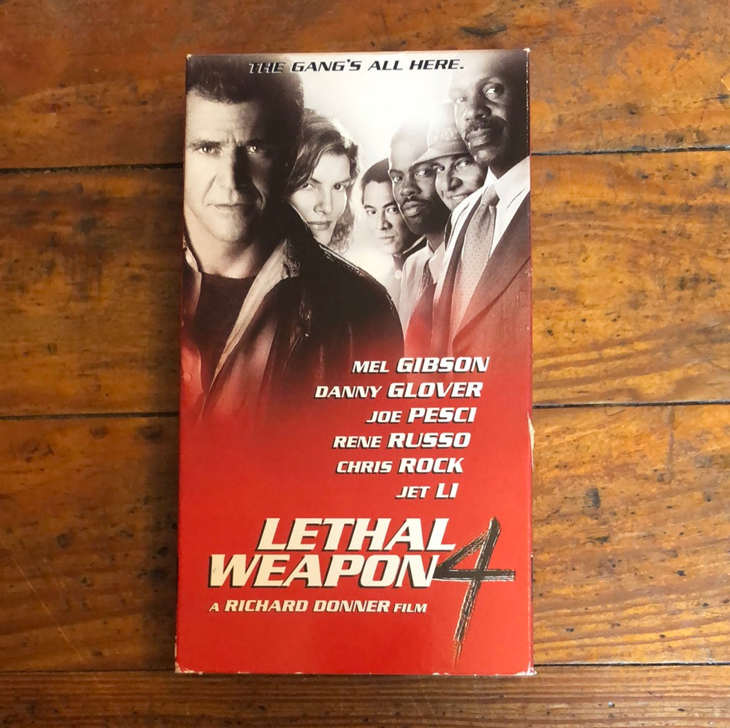 Lethal Weapon 4 (1998) VHS