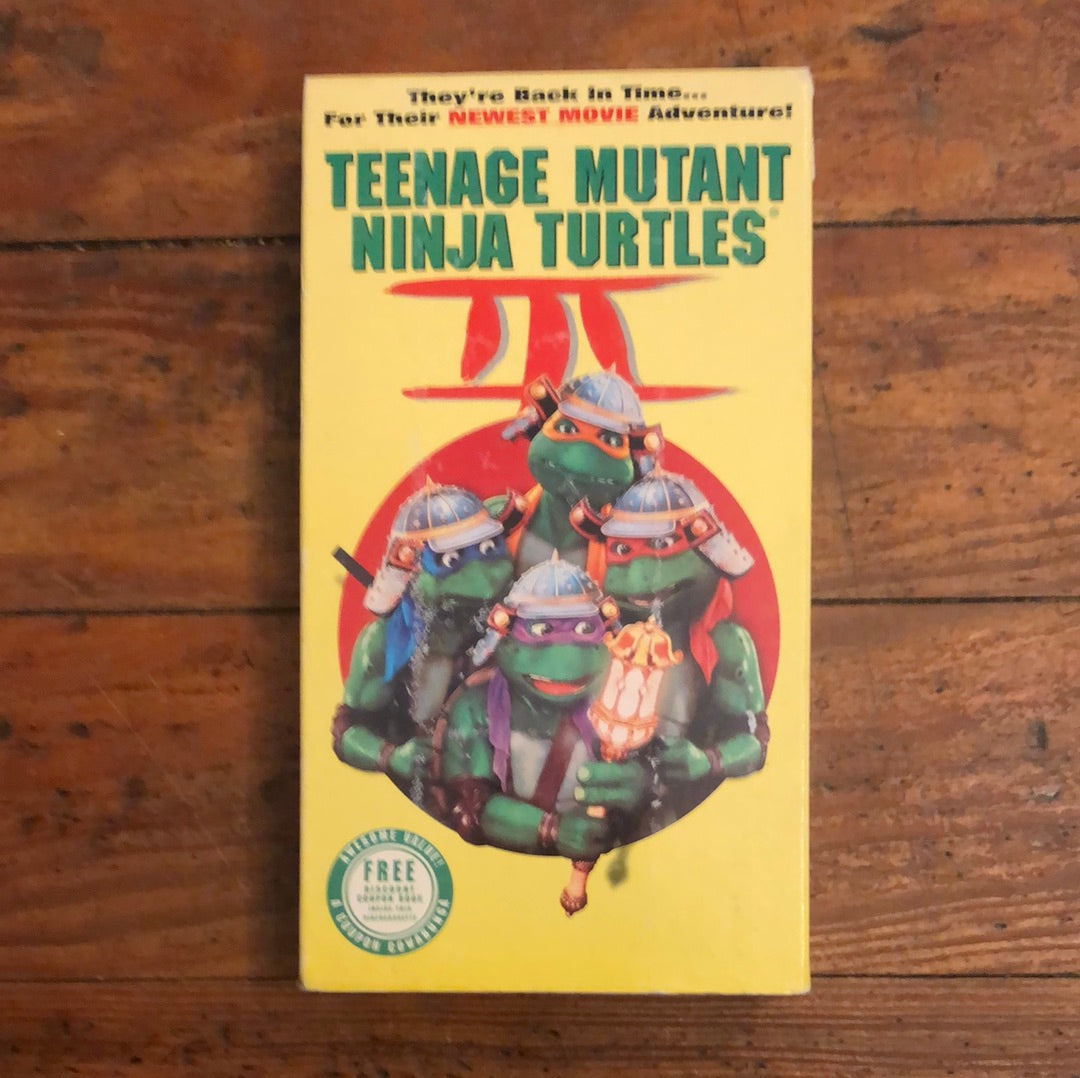 Teenage Mutant Ninja Turtles III (1993) VHS – Hail - Records and Oddities