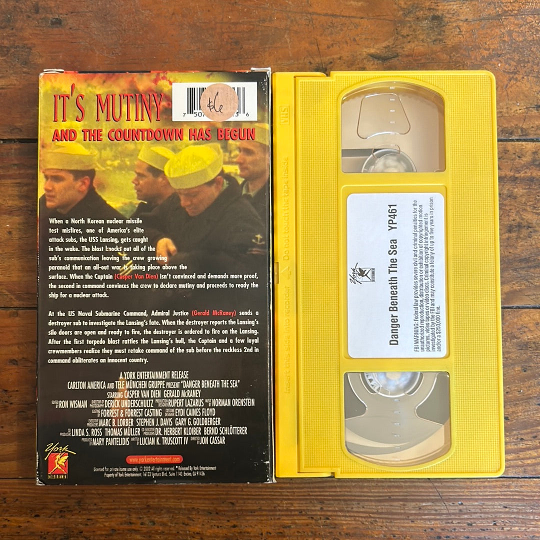 Yellow Vhs Shell Danger Beneath the Sea (2001) YELLOW SHELL VHS – Hail - Records and ...