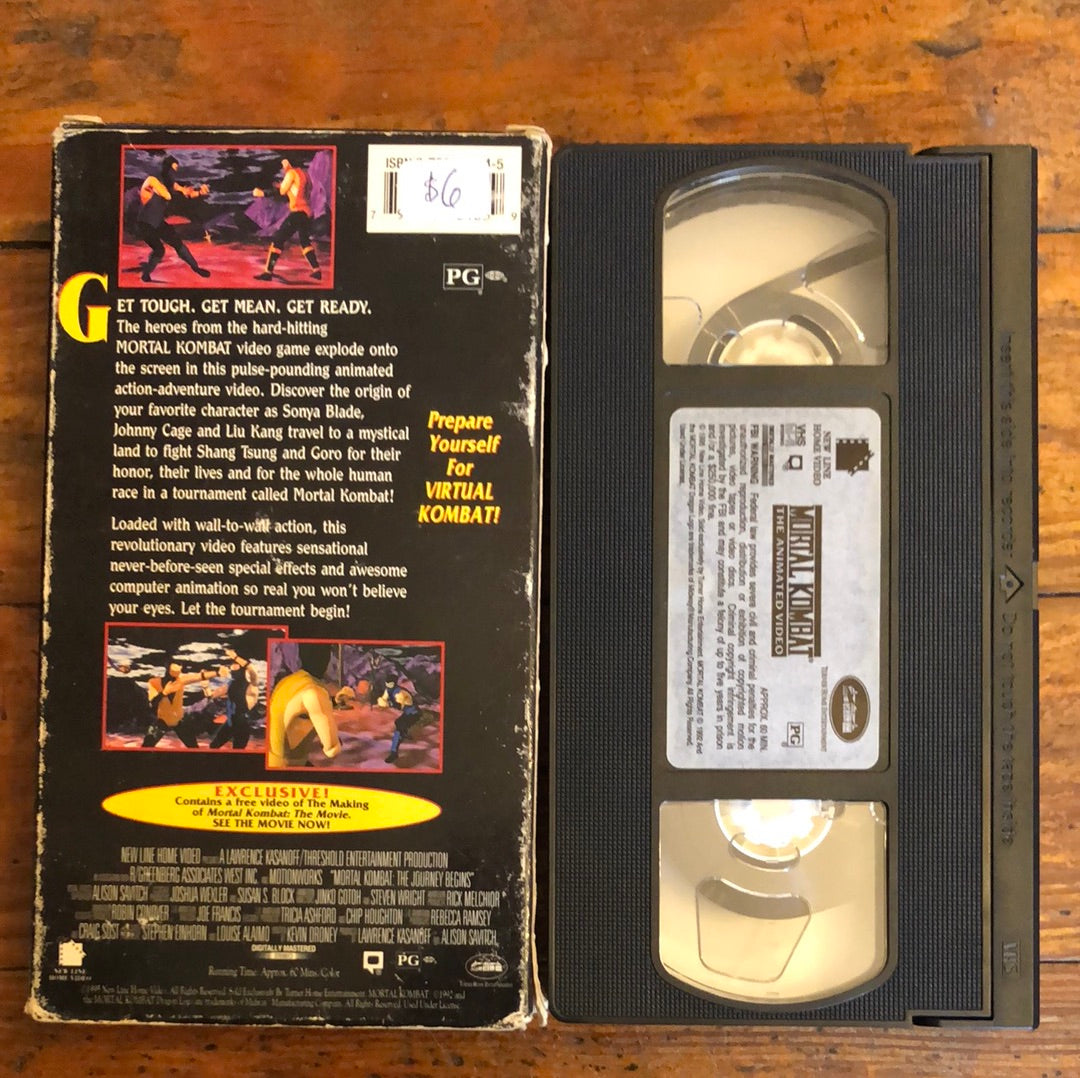 MORTAL KOMBAT VHS,1995- Martial Arts Fantasy Action EARLY PROMO Movie  SEALED HTF