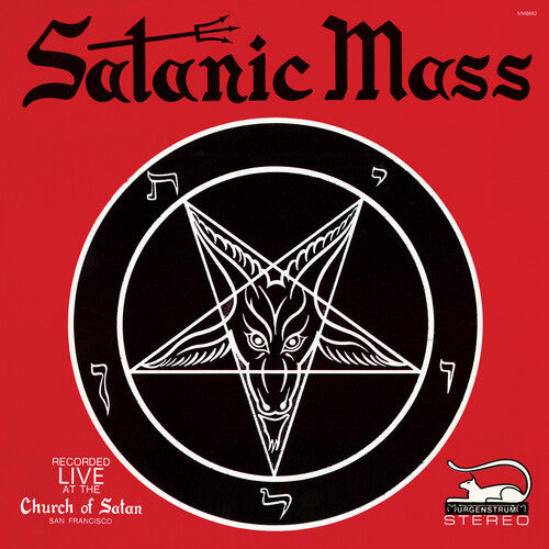 Anton Lavey - Satanic Mass [RED/ BLACK SPLATTER]