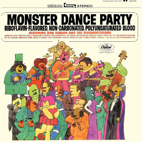 Don Hinson & The Rigamorticians - Monster Dance Party [Orange/Black splat]