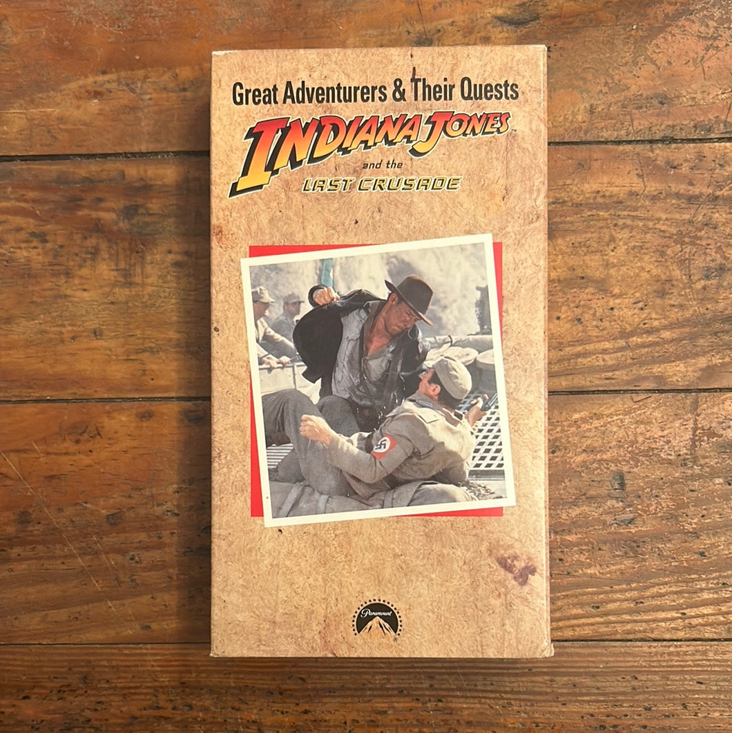 Great Adventurers & Their Quests Indiana Jones And The Last Crusade (1989) VHS