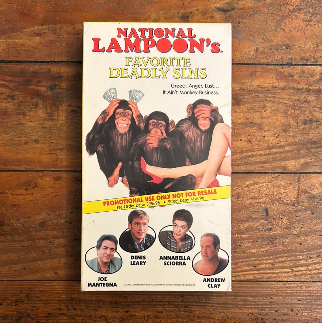 National Lampoons Favorite Deadly Sins (1995) / Mrs. Munck (1995) SCREENER VHS
