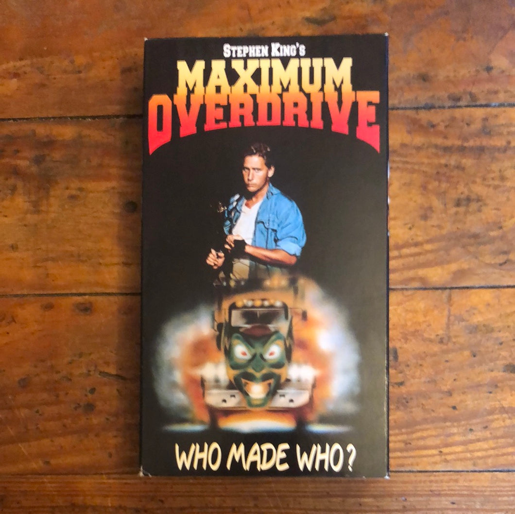 Maximum Overdrive (1986) VHS