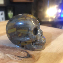 Load image into Gallery viewer, POLYCHROME JASPER SKULL
