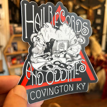 Load image into Gallery viewer, HAIL RECORDS &amp; ODDITIES STICKER!!!!
