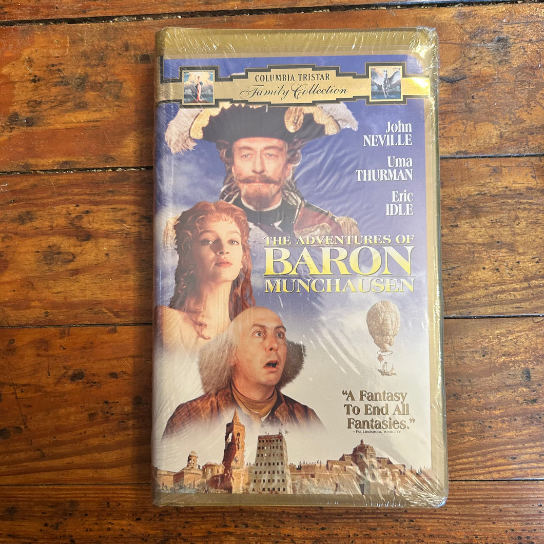 The Adventures of Baron Munchausen (1998) SEALED CLAMSHELL VHS