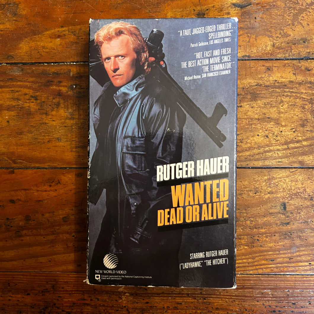 WANTED DEAD OR ALIVE (1986) VHS