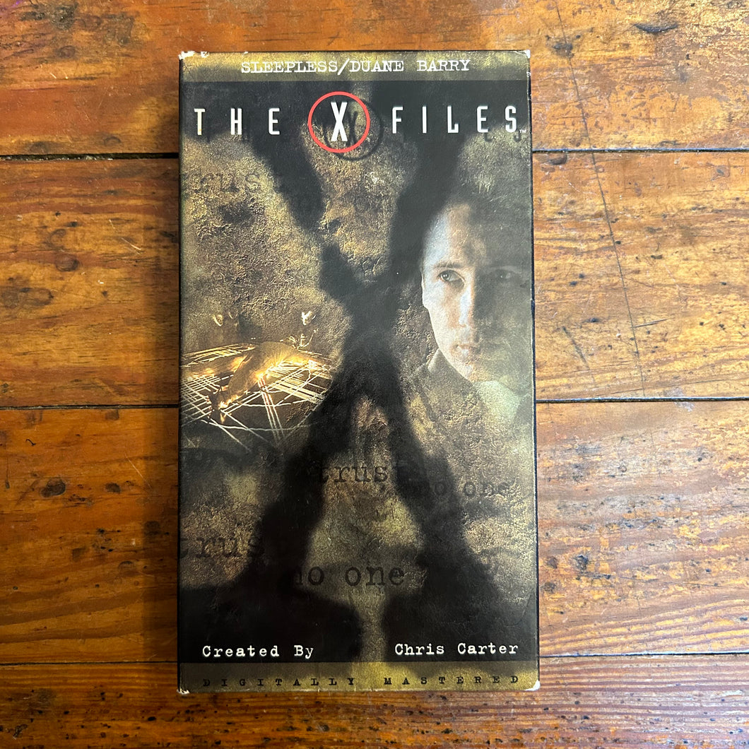 THE X-FILES: SLEEPLESS/DUANE BARRY (1994) VHS
