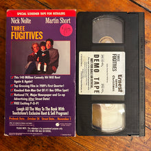 Load image into Gallery viewer, Ernest Saves Christmas (1988) &amp; Three Fugitives (1989) Screener VHS
