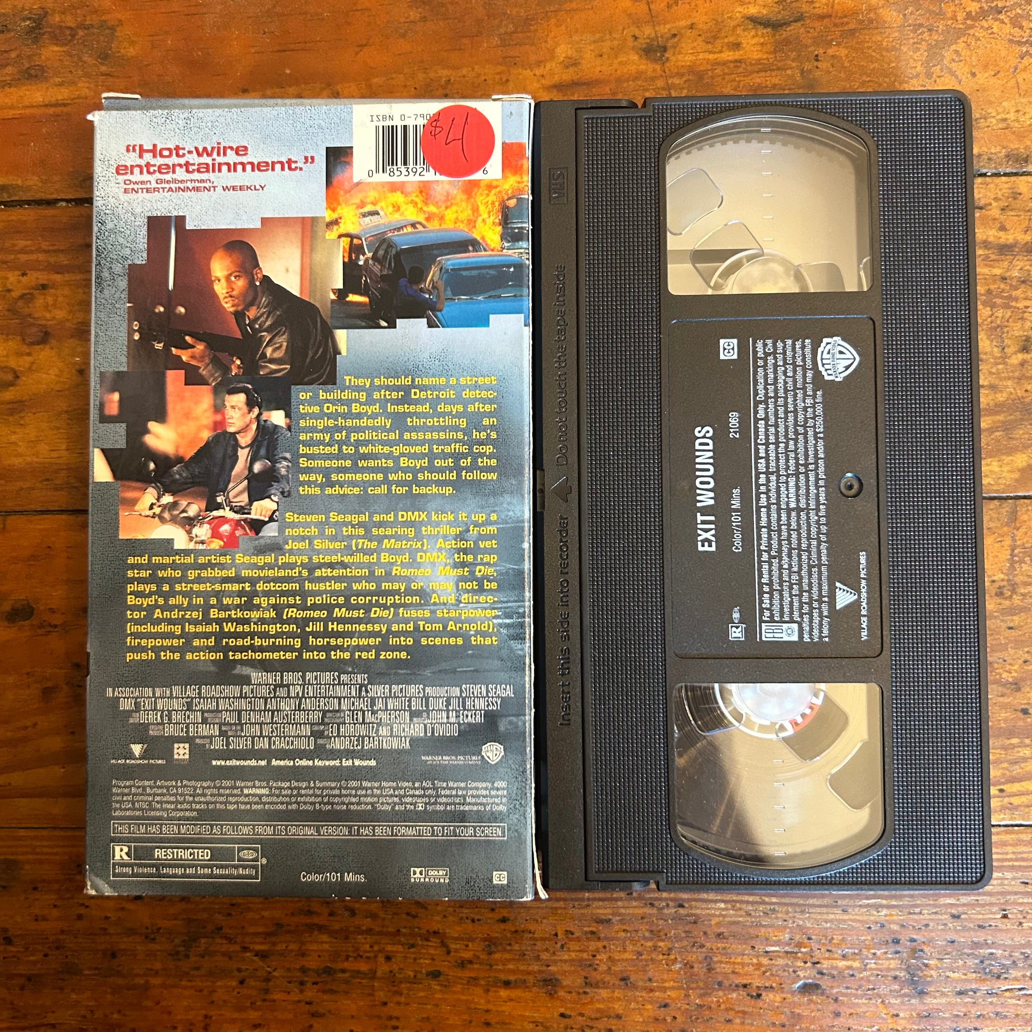Exit Wounds (2001) VHS – Hail - Records and Oddities