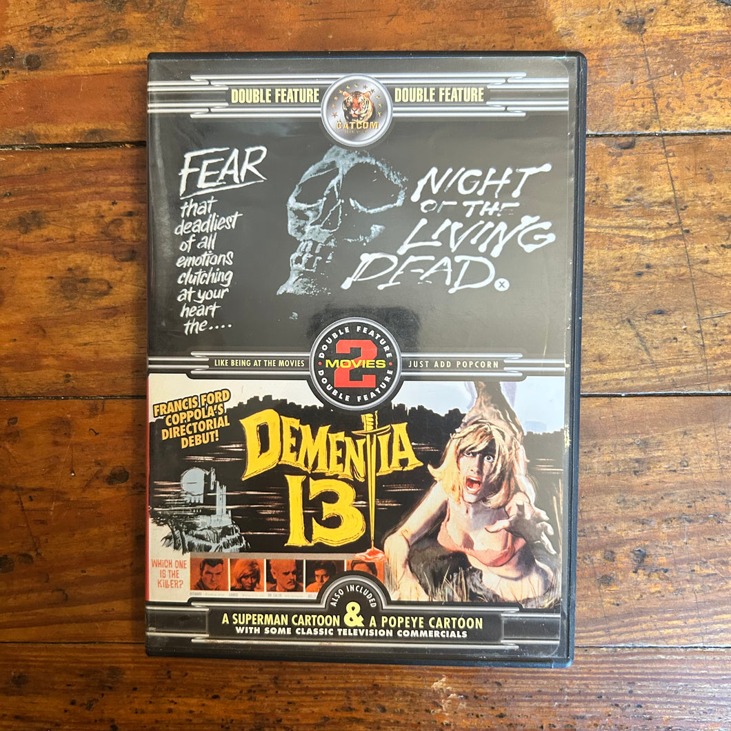 Night of the Living Dead (1968) & Dementia 13 (1963) Double Feature DVD