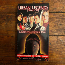 Load image into Gallery viewer, Urban Legends: Final Cut (2000) PROMO VHS
