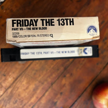 Load image into Gallery viewer, Friday the 13th PART VII: The New Blood (1988) VHS
