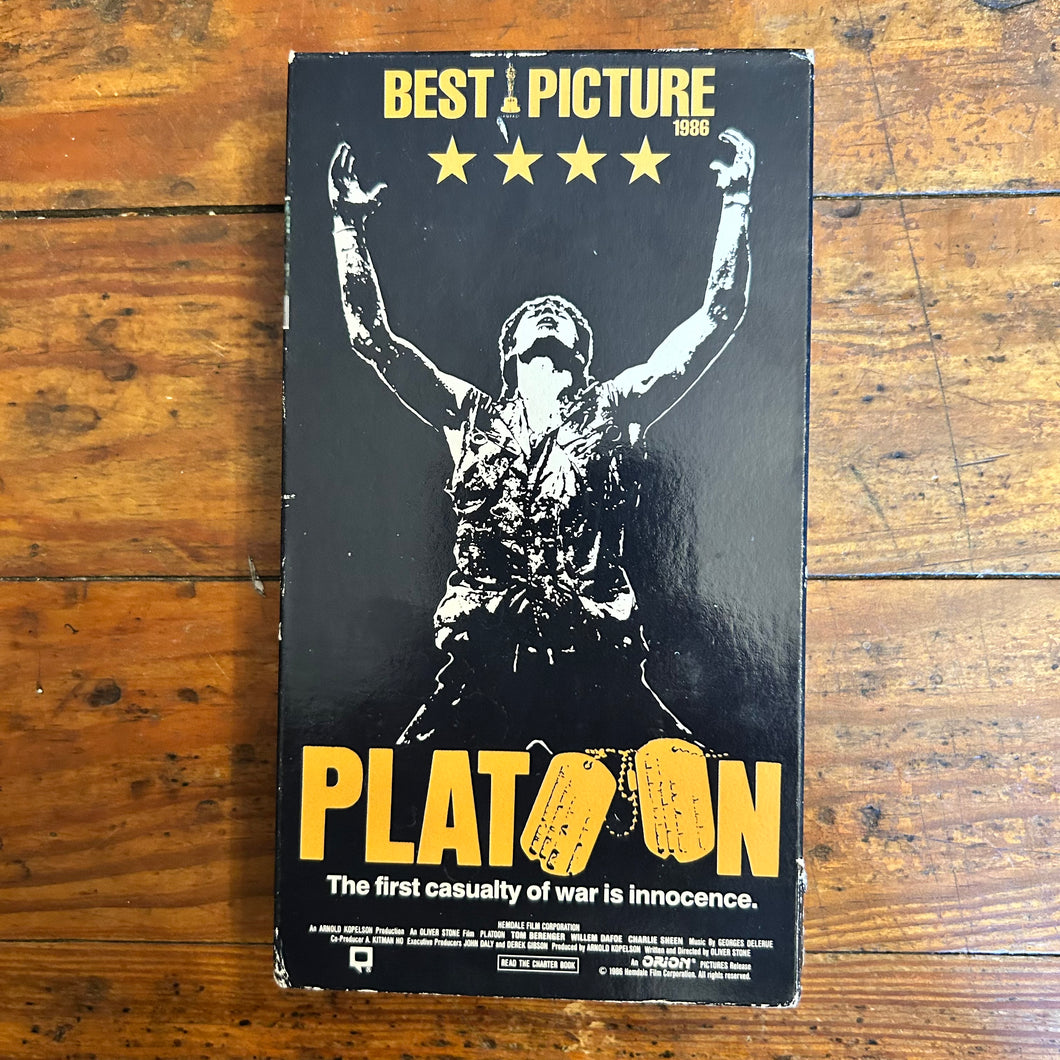 Platoon (1986) VHS