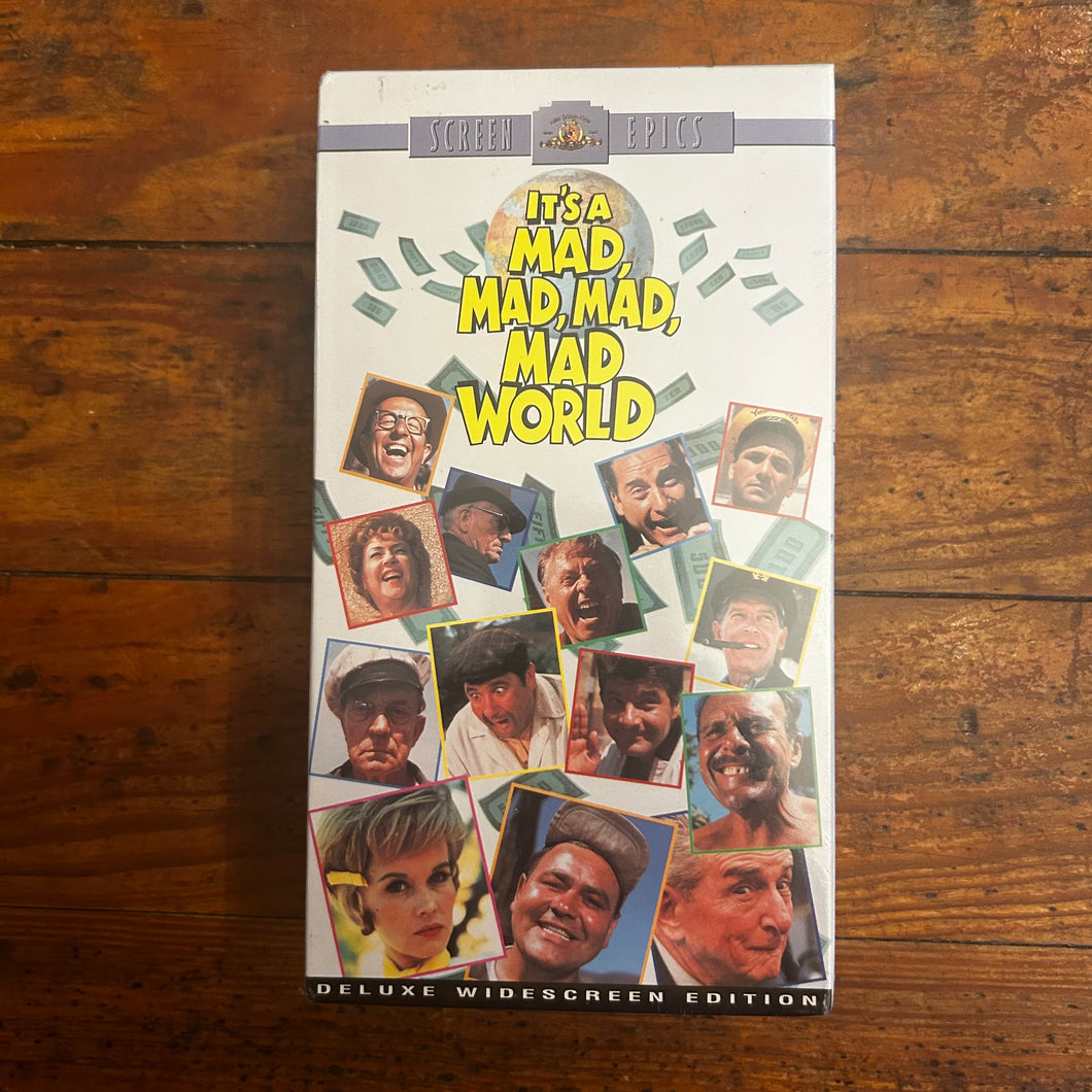 Its a Mad, Mad, Mad, Mad World (1963) Sealed 2-Tape VHS