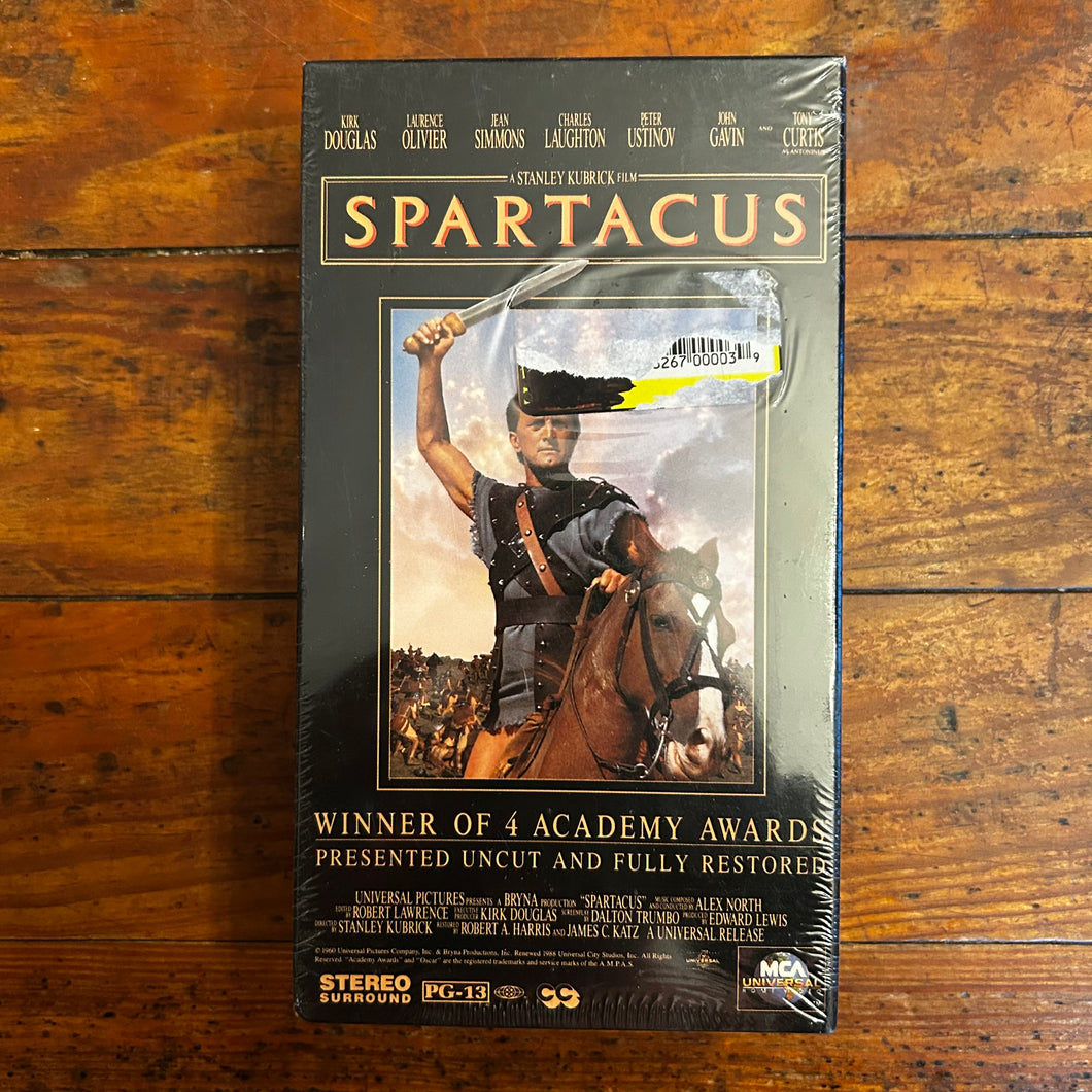 Spartacus (1960) Sealed 2-Tape VHS