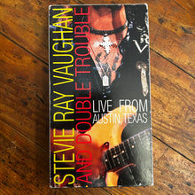 Load image into Gallery viewer, Stevie Ray Vaughan &amp; Double Trouble: Live from Austin, Texas (1995) VHS
