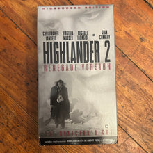 Load image into Gallery viewer, Highlander 2: The Quickening - Renegade Version (1991) VHS
