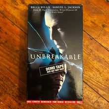 Load image into Gallery viewer, Unbreakable (2000) SCREENER VHS
