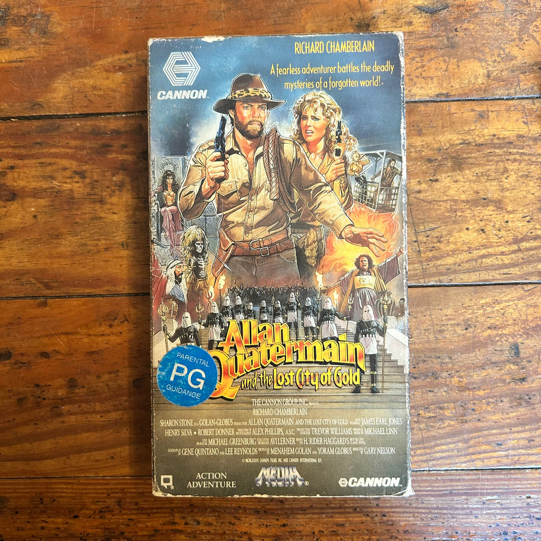 Allan Quatermain and the Lost City of Gold (1986) MEDIA CANNON VHS