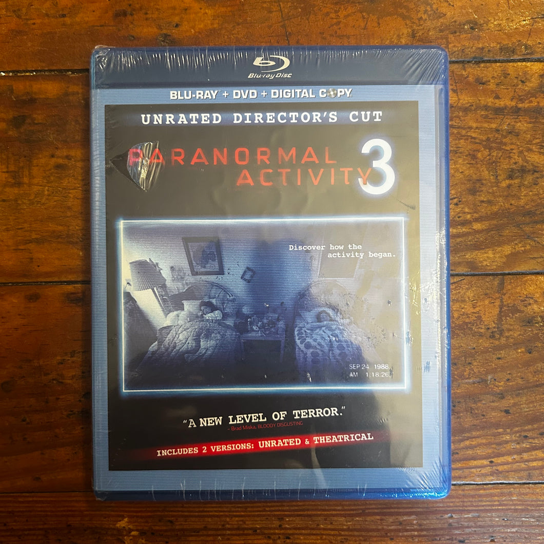 Paranormal Activity 3 (2011) Sealed BLU-RAY+DVD