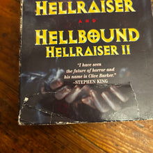 Load image into Gallery viewer, Hellraiser (1987) &amp; Hellraiser 2: Hellbound (1988) 2-TAPE VHS
