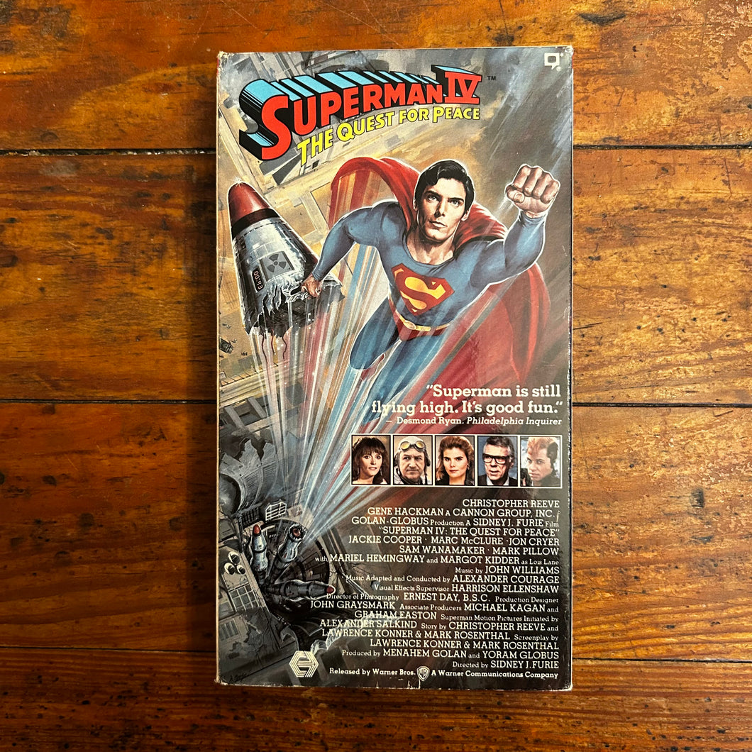 Superman IV: The Quest for Peace (1987) VHS