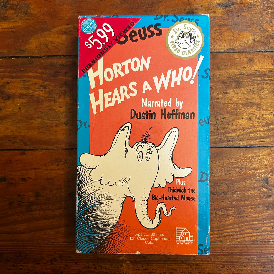 Horton Hears a Who! (1992) VHS