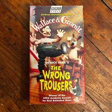 Load image into Gallery viewer, Wallace &amp; Gromit: The Wrong Trousers (1993) VHS

