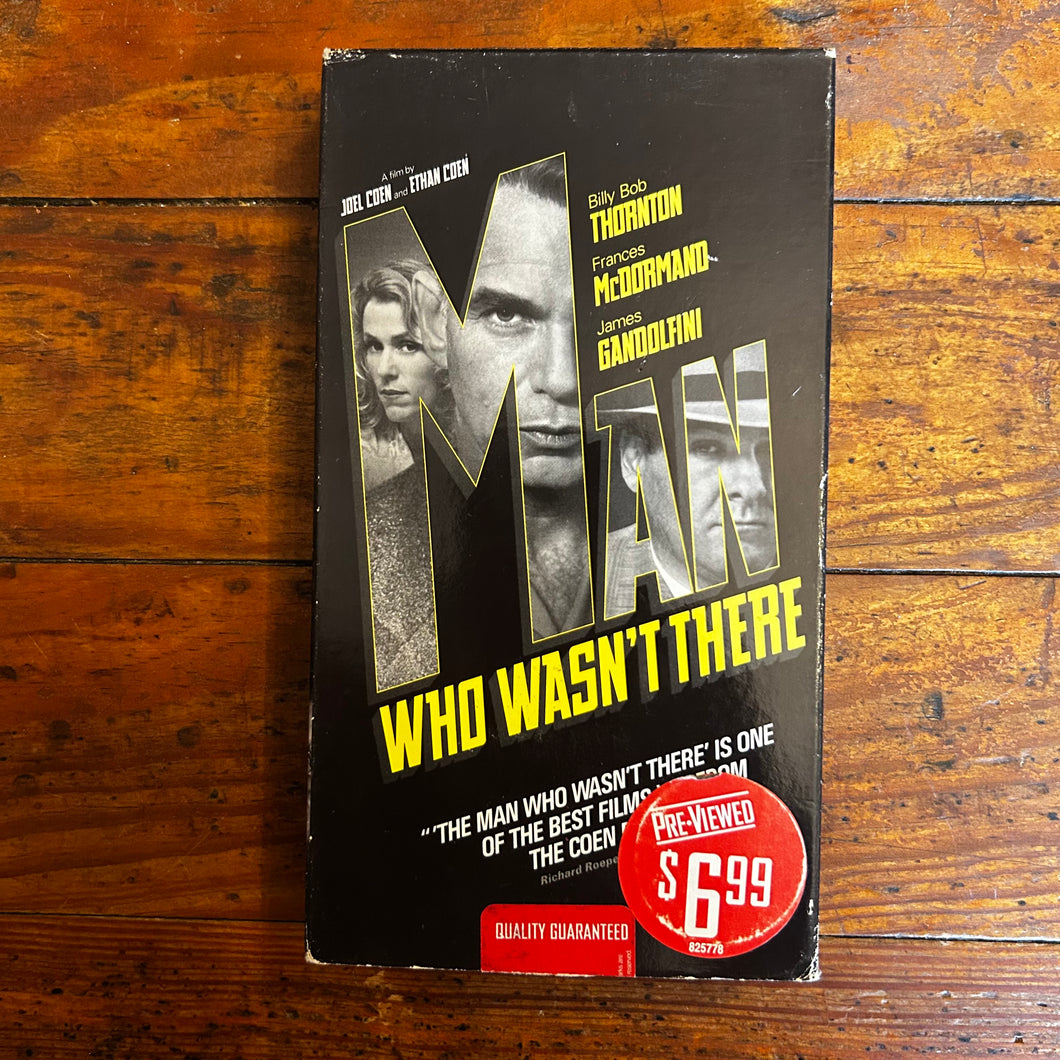 The Man Who Wasn't There (2001) VHS